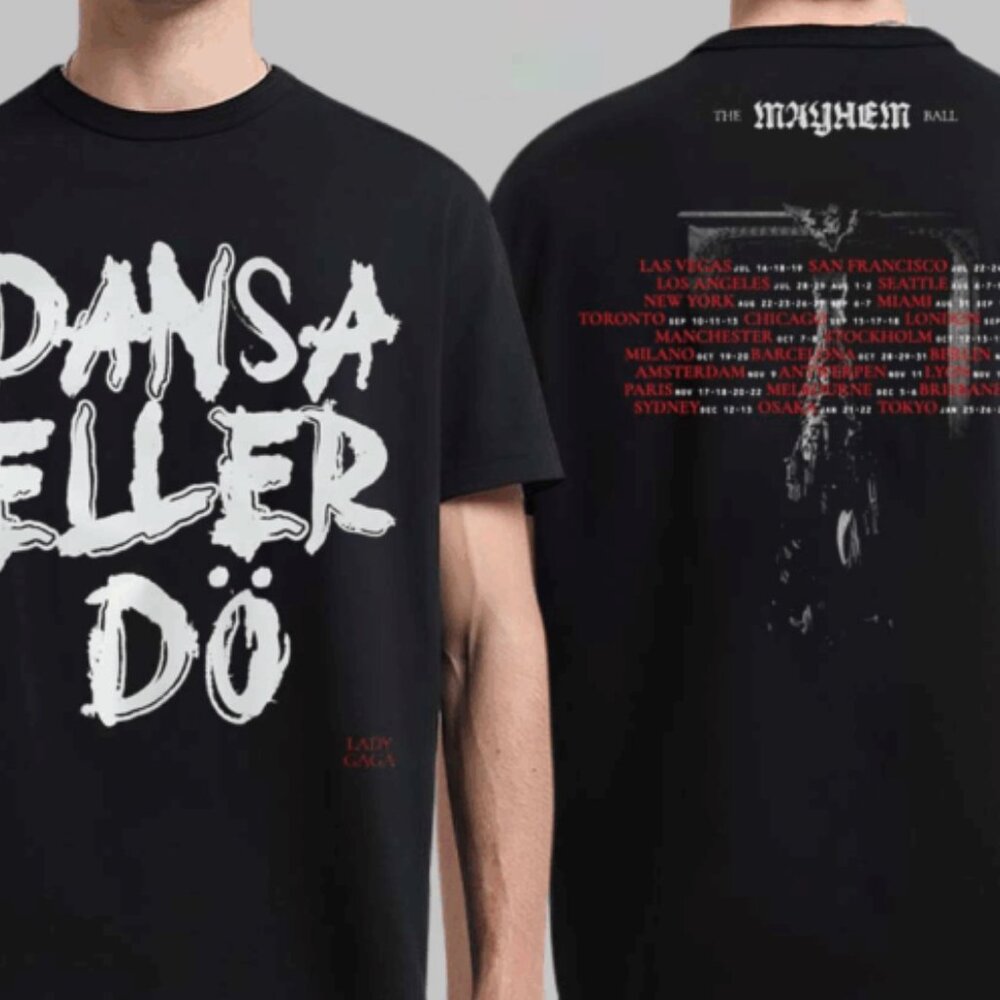 Lady Gaga The Mayhem Ball Tour 2025 2026 T-Shirt  252